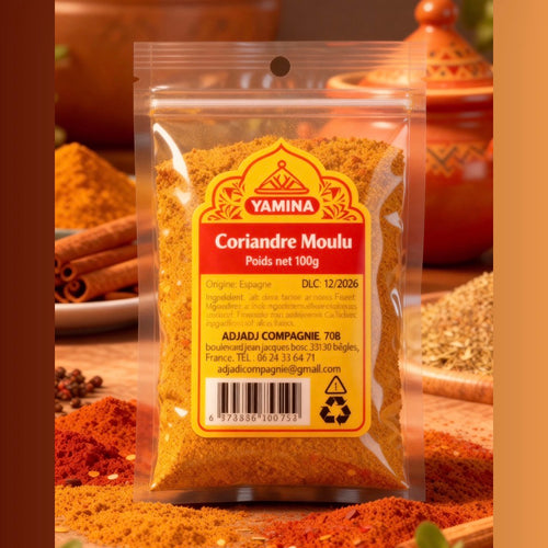 CORIANDRE MOULU 100G X20