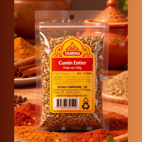 CUMIN ENTIER 100G X20
