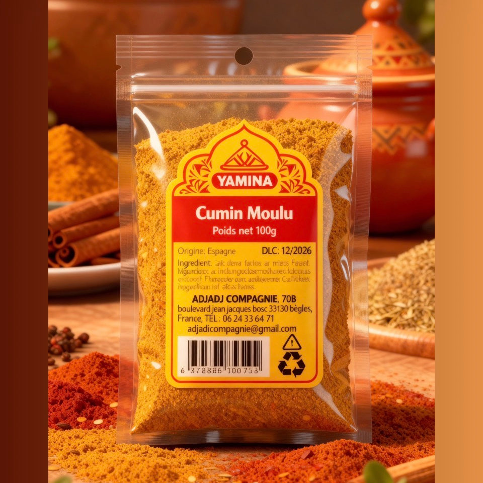 CUMIN MOULU 100G X20