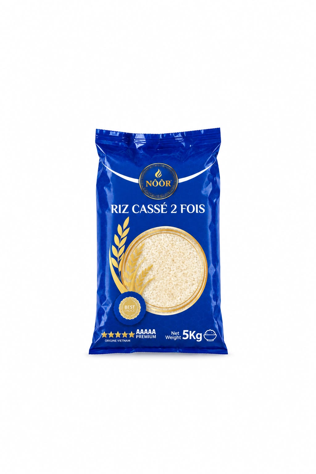 RIZ CASSE 2 FOIS 5KG X5