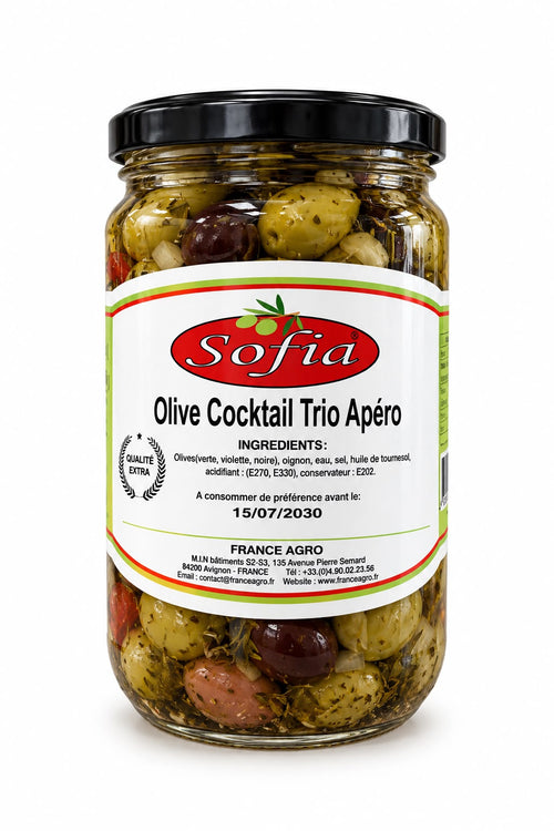 OLIVE VOCKTAIL TRIO BOCAL