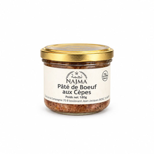 PATE DE BOEUF AUX CEPES 180G X12