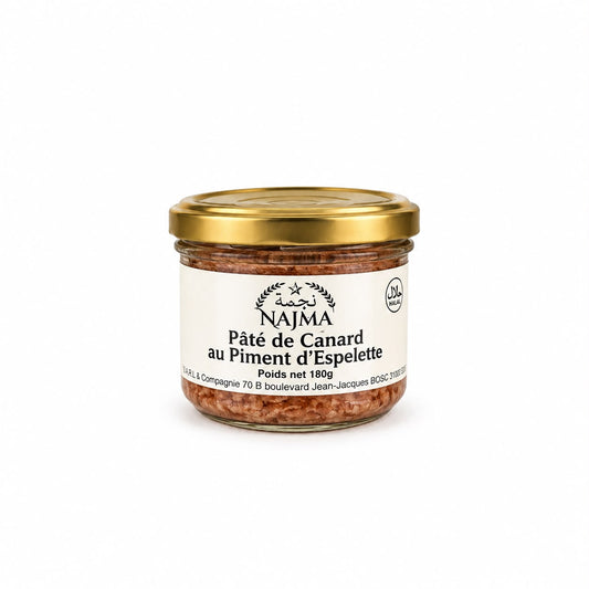 PATE DE CANARD AU PIMENT D'ESPELLETTE 180G X12