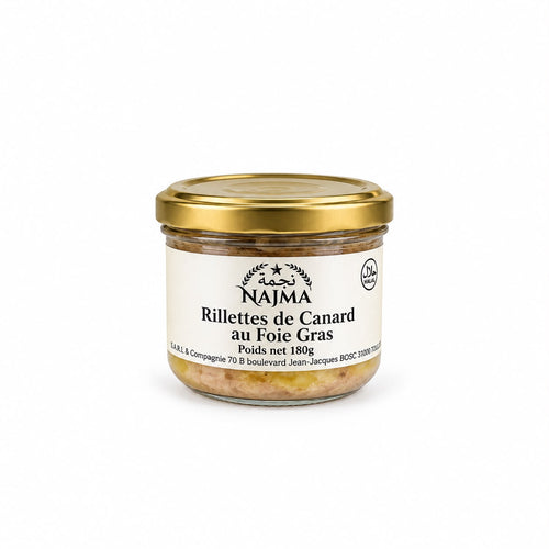RILLETTES DE CANARD AU FOIE GRAS 180G X12