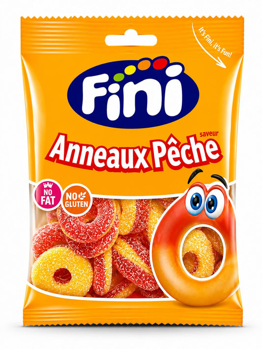 BONBON FINI CŒUR DE PÊCHE 80G X12